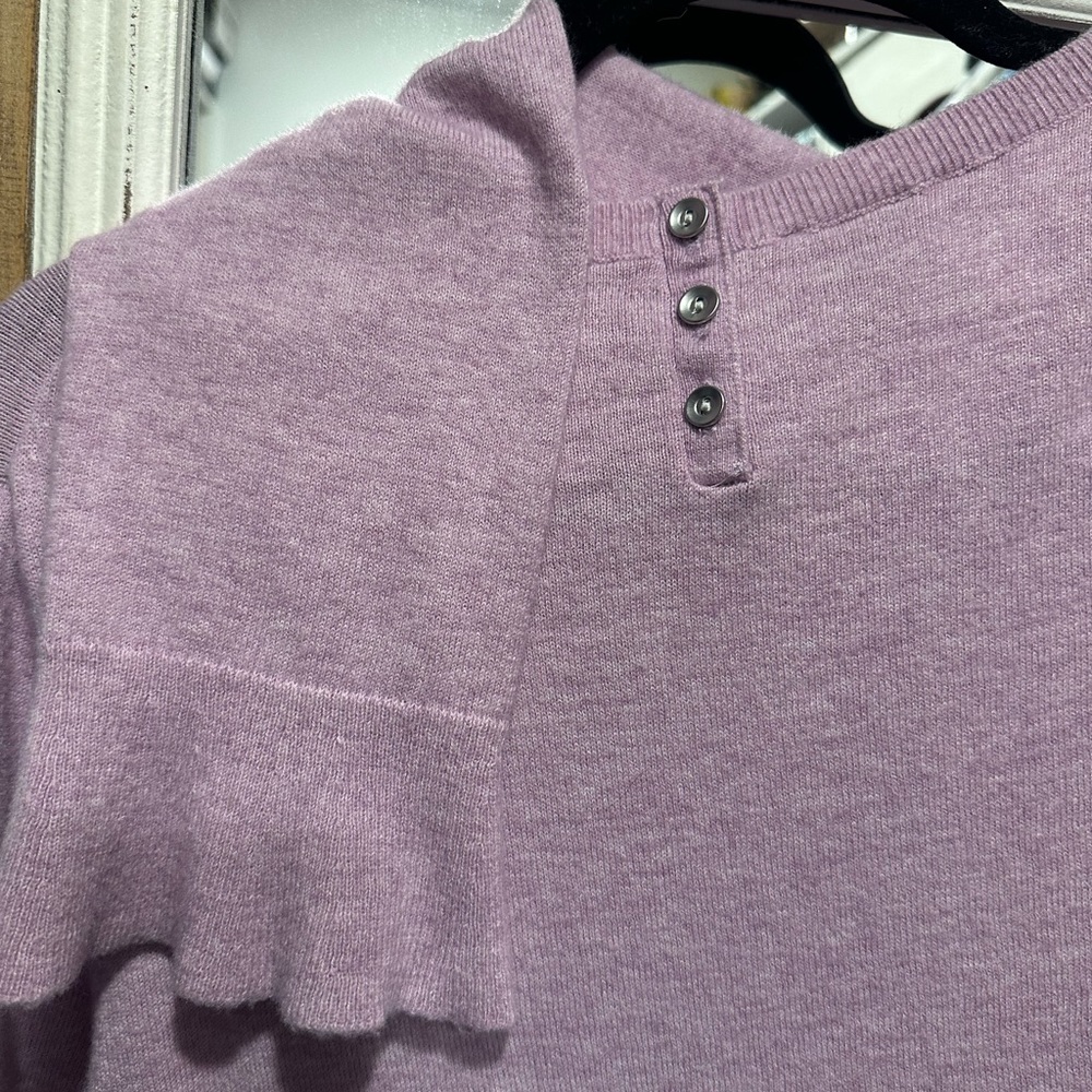 Talbots flutter sleeve sweater